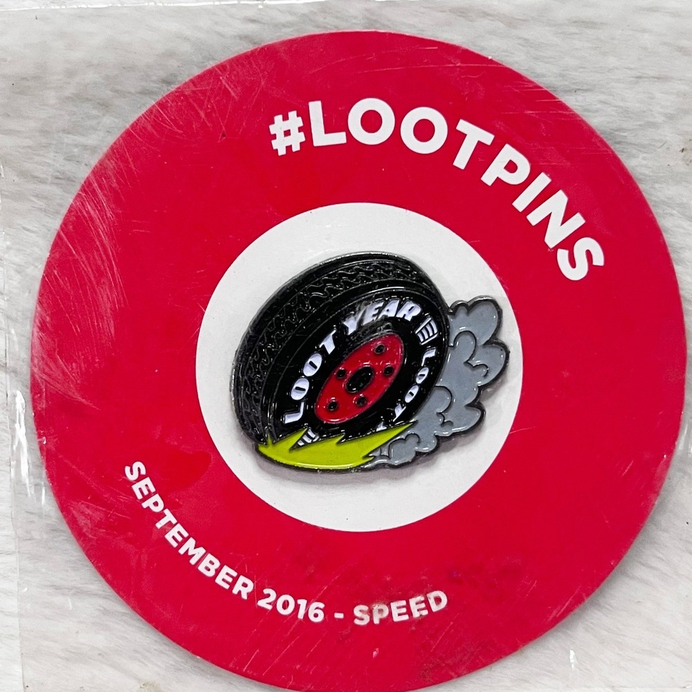 🔮 5/$25 Loot Crate Speed Tire Pin